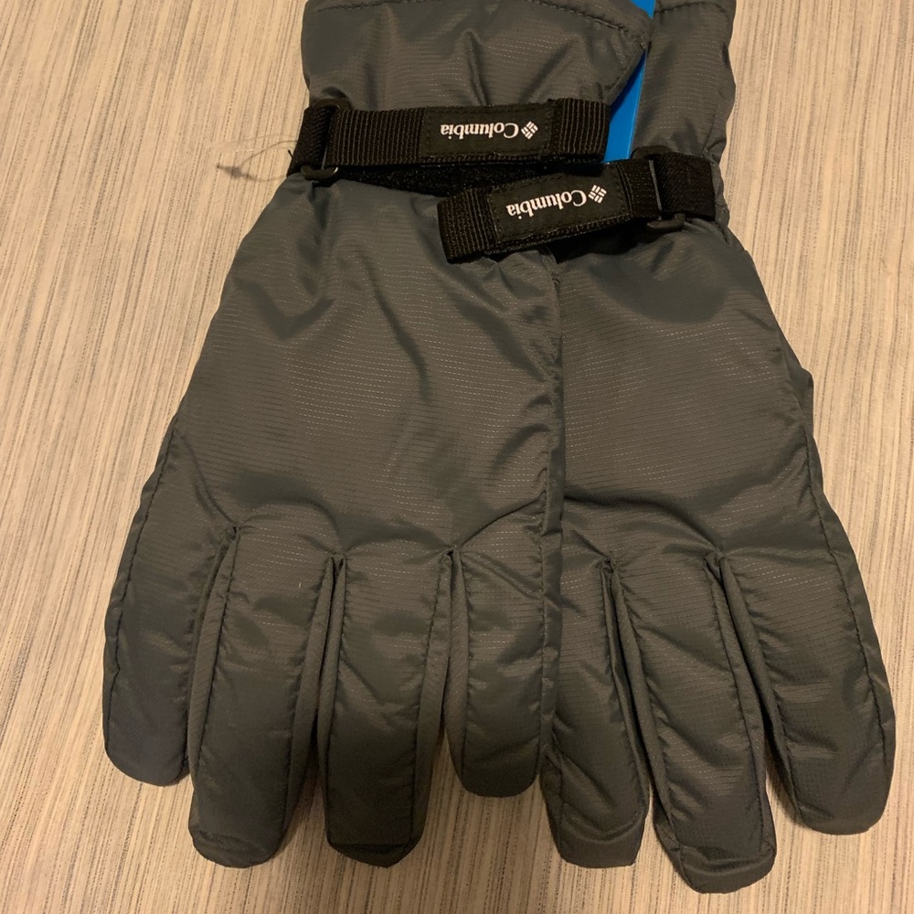 Columbia men’s mountain in home gray gloves small